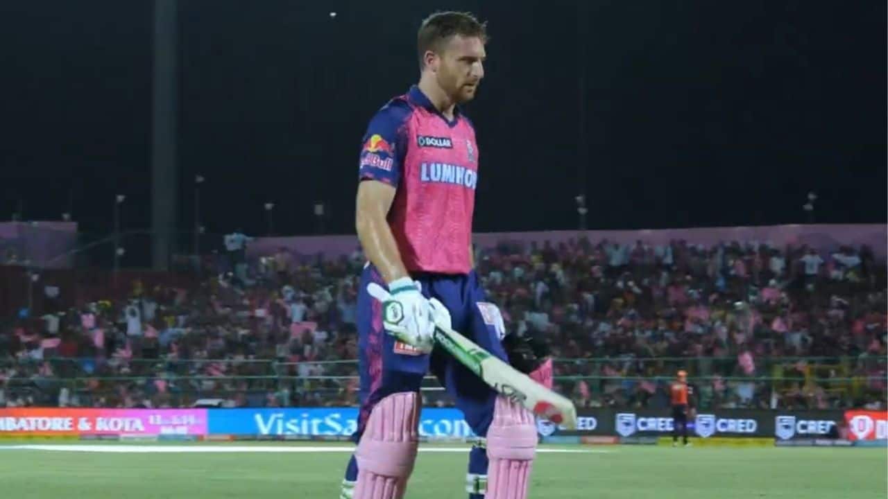 Jos Buttler Fined 10 Percent Of Match Fee For Breach Of Code Of Conduct During RR vs KKR 